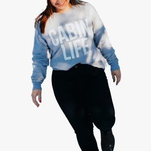 M - Cabin Life Apparel - French Terry Crew Neck - Grey
